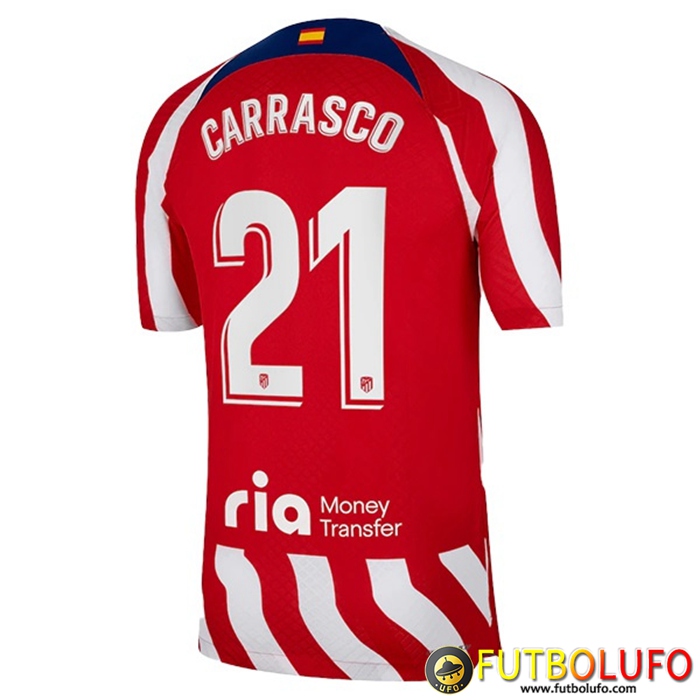 Camisetas De Futbol Atletico Madrid (CARRASCO #21) 2022/23 Primera