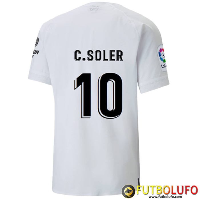 Camisetas De Futbol Valencia (C.SOLER #10) 2022/23 Primera