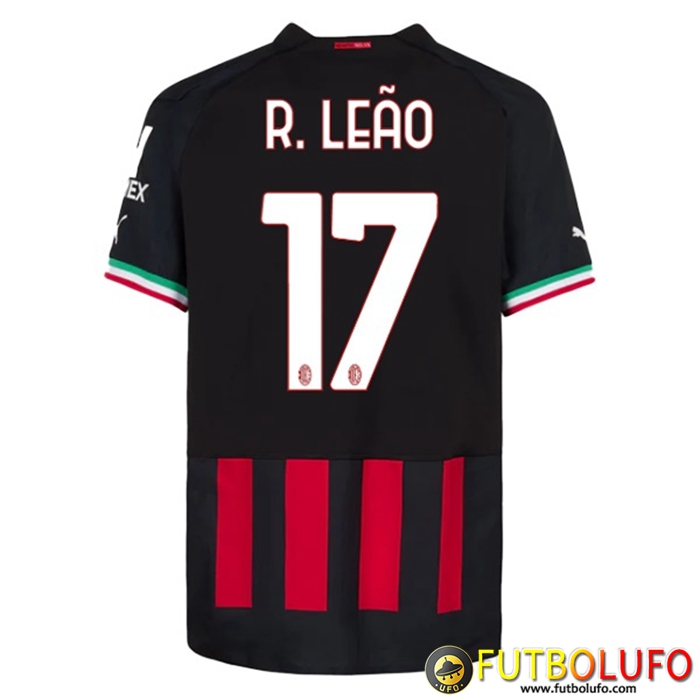 Camisetas De Futbol AC Milan (R. LEÃO #17) 2022/23 Primera