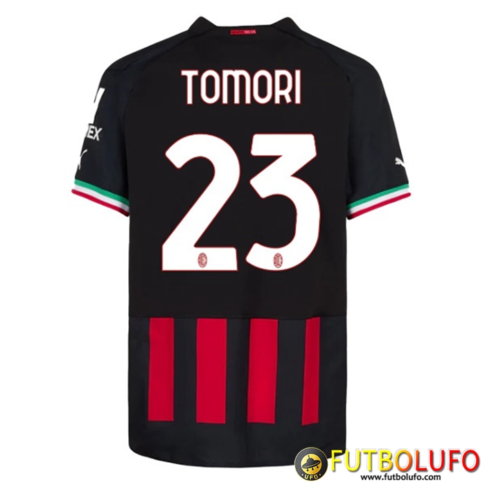 Camisetas De Futbol AC Milan (TOMORI #23) 2022/23 Primera