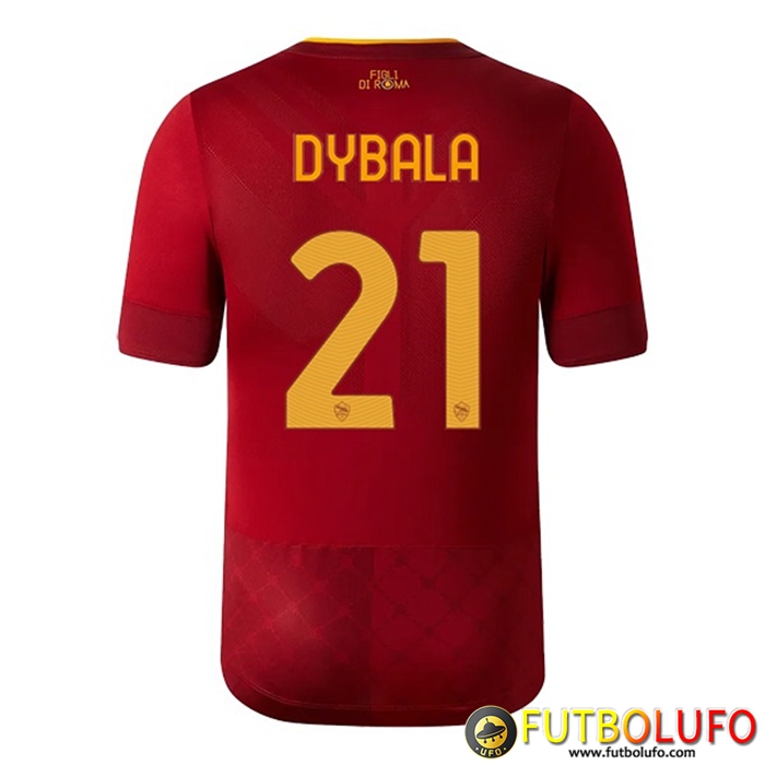 Camisetas De Futbol AS Roma (DYBALA #21) 2022/23 Primera