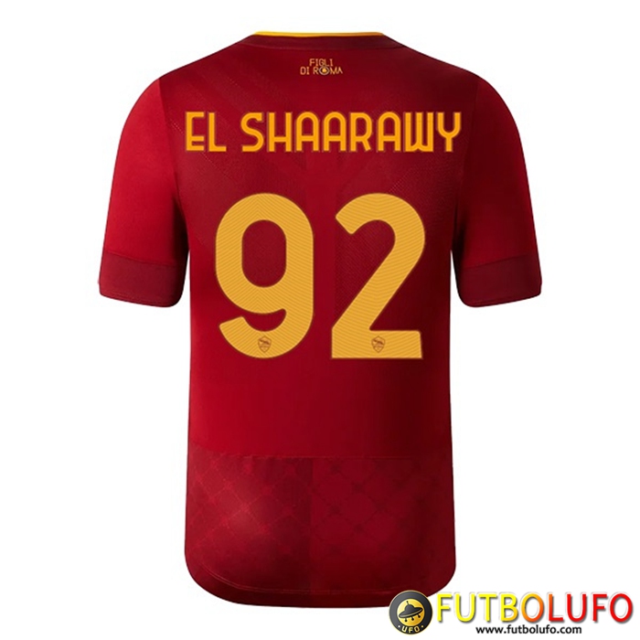 Camisetas De Futbol AS Roma (EL SHAARAWY #92) 2022/23 Primera