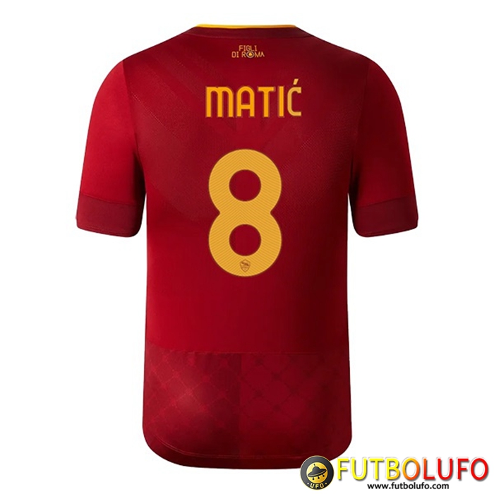 Camisetas De Futbol AS Roma (MATIĆ #8) 2022/23 Primera