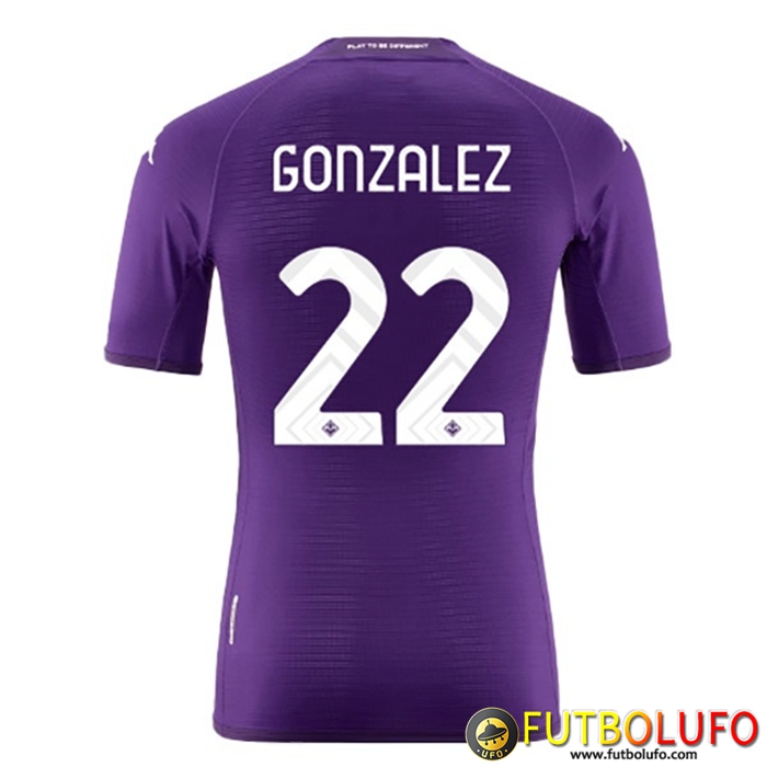 Camisetas De Futbol ACF Fiorentina (GONZALEZ #22) 2022/23 Primera