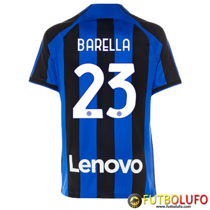 Camisetas De Futbol Inter Milan (BARELLA #23) 2022/23 Primera