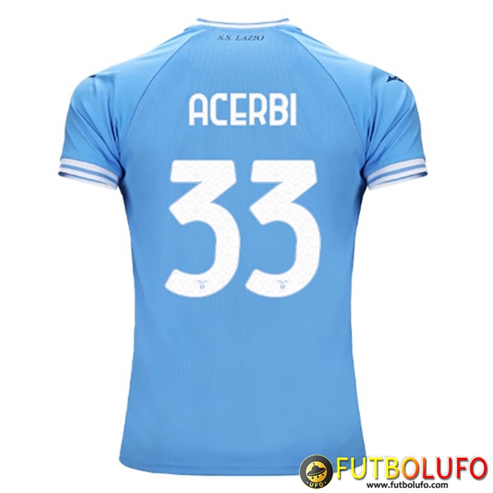 Camisetas De Futbol SS Lazio (ACERBI #33) 2022/23 Primera