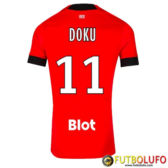 Camisetas De Futbol Stade Rennais (DOKU #11) 2022/23 Primera