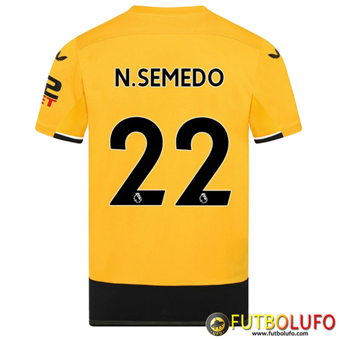 Camisetas De Futbol Wolves (N.SEMEDO #22) 2022/23 Primera