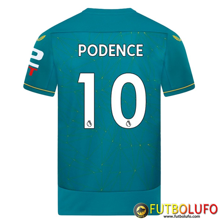 Camisetas De Futbol Wolves (PODENCE #10) 2022/23 Segunda