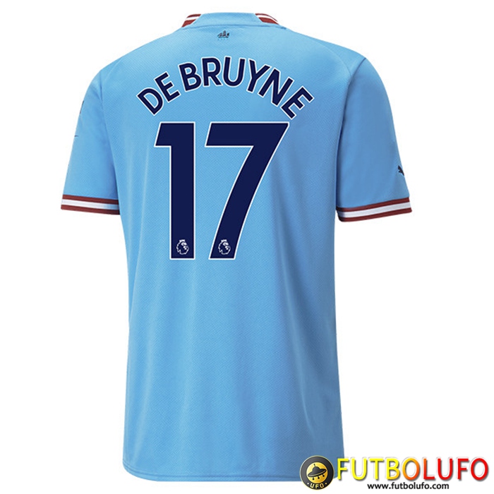 Camisetas De Futbol Manchester City (DE BRUYNE #17) 2022/23 Primera