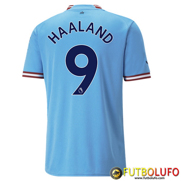Camisetas De Futbol Manchester City (HAALAND #9) 2022/23 Primera