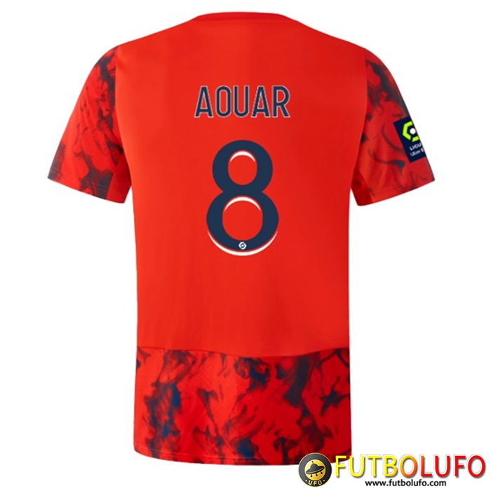Camisetas De Futbol lyon (AOUAR #8) 2022/23 Segunda