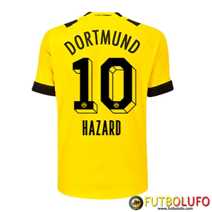 Camisetas De Futbol Dortmund BVB (HAZARD #10) 2022/23 Primera