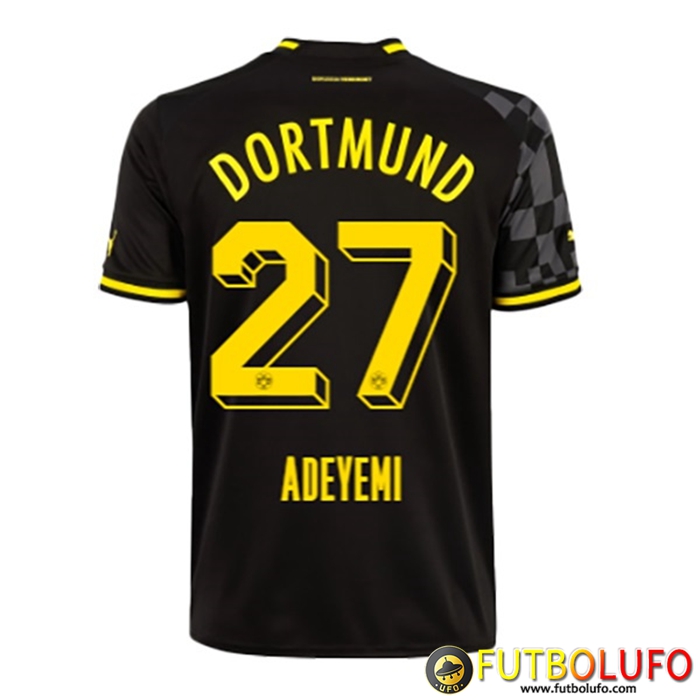 Camisetas De Futbol Dortmund BVB (ADEYEMI #27) 2022/23 Segunda