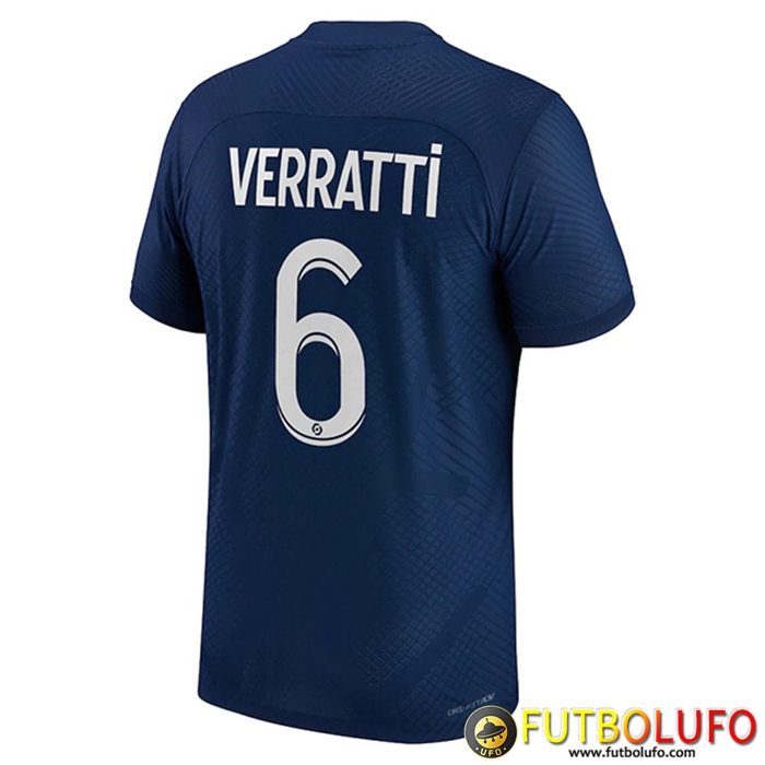 Camisetas De Futbol PSG (VERRATTI #6) 2022/23 Primera
