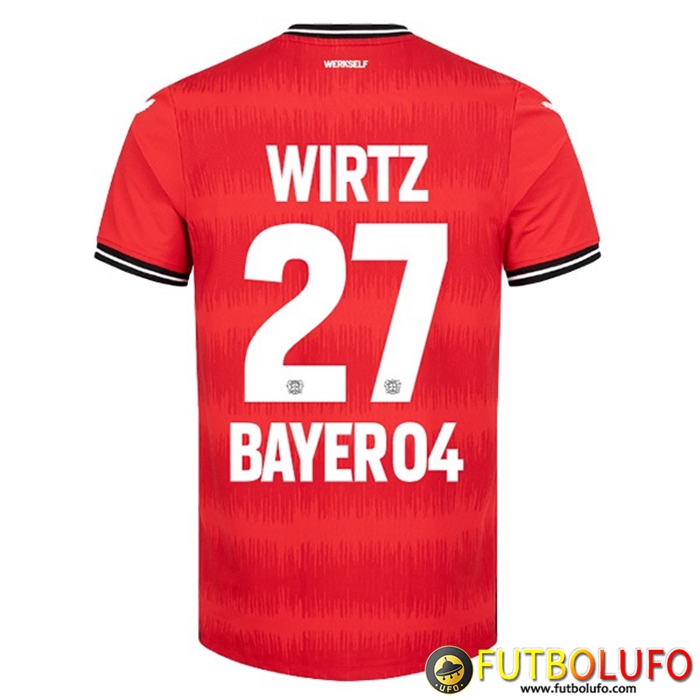 Camisetas De Futbol Leverkusen (WIRTZ #27) 2022/23 Primera