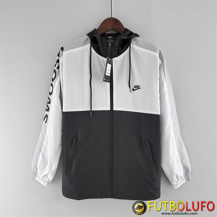 Rompevientos Nike Negro/Blanco 2022/2023