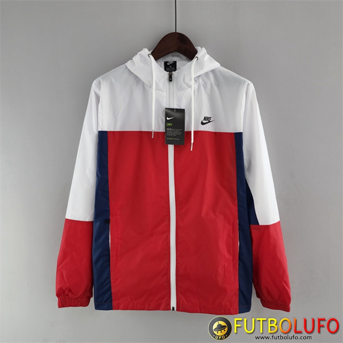 Rompevientos Nike Rojo/Blanco 2022/2023