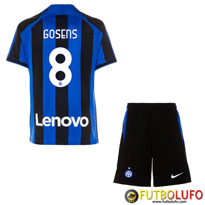 Camisetas De Futbol Inter Milan (GOSENS #8) Ninos Primera 2022/23