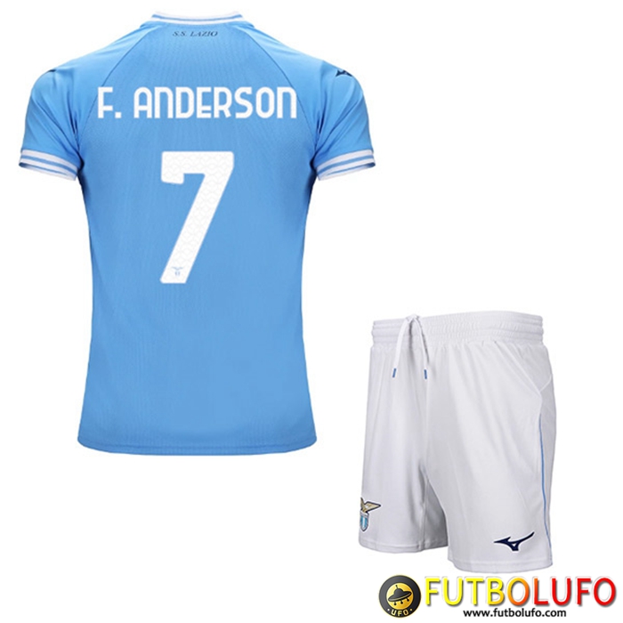 Camisetas De Futbol SS Lazio (F.ANDERSON #7) Ninos Primera 2022/23