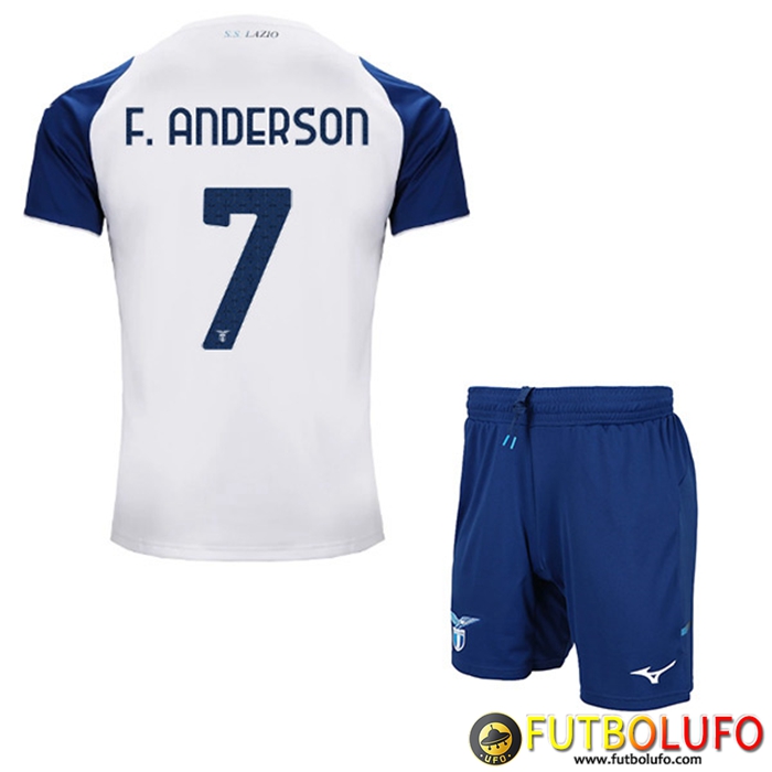 Camisetas De Futbol SS Lazio (F.ANDERSON #7) Ninos Tercera 2022/23
