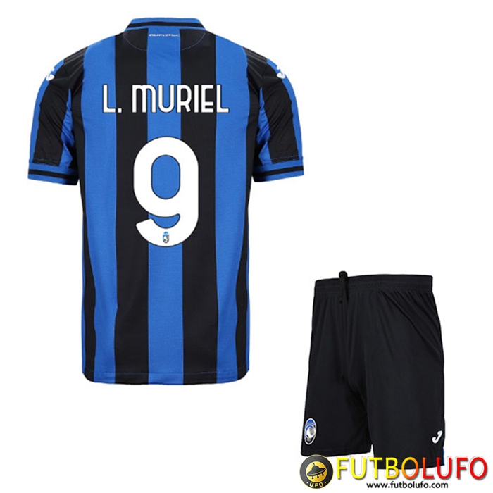 Camisetas De Futbol Atalanta (L.MURIEL #9) Ninos Primera 2022/23