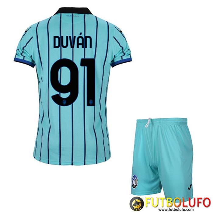 Camisetas De Futbol Atalanta (DUVÁN #91) Ninos Tercera 2022/23