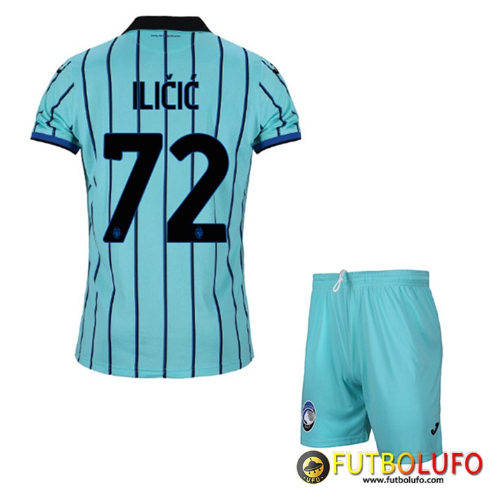 Camisetas De Futbol Atalanta (ILIČIĆ #72) Ninos Tercera 2022/23