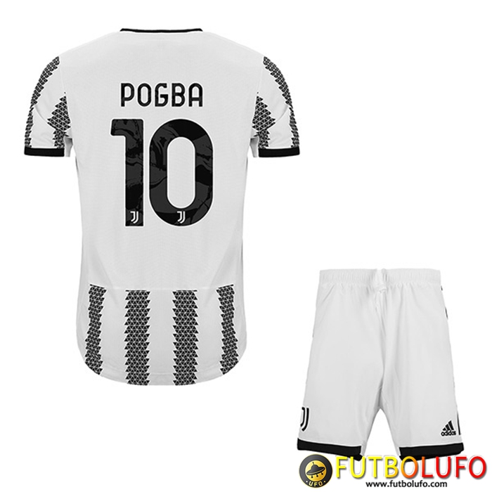 Camisetas De Futbol Juventus (POGBA #10) Ninos Primera 2022/23