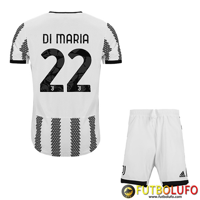 Camisetas De Futbol Juventus (DI MARIA #22) Ninos Primera 2022/23