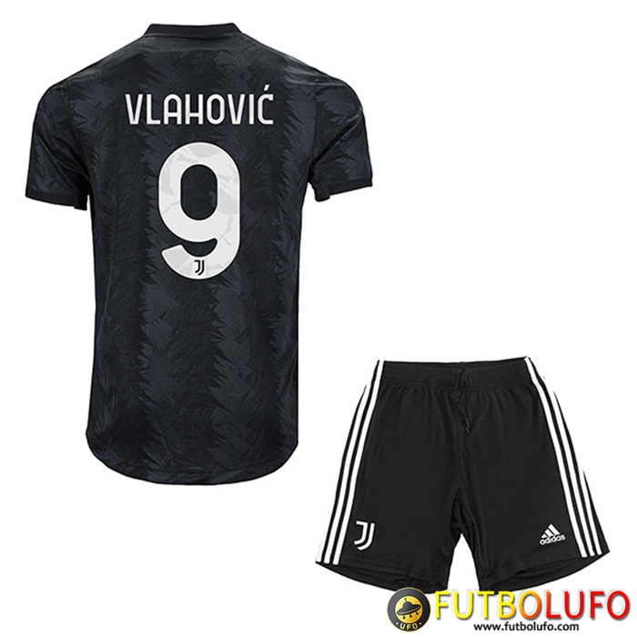 Camisetas De Futbol Juventus (VLAHOVIĆ #9) Ninos Segunda 2022/23