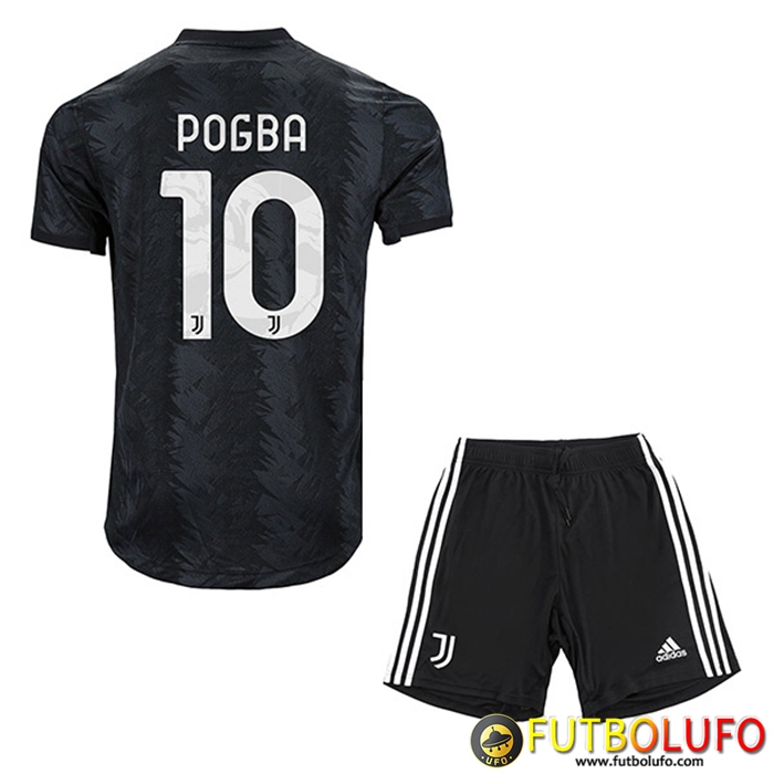 Camisetas De Futbol Juventus (POGBA #10) Ninos Segunda 2022/23