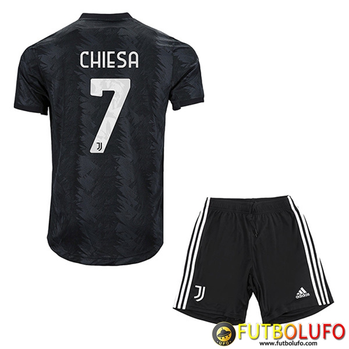 Camisetas De Futbol Juventus (CHIESA #7) Ninos Segunda 2022/23