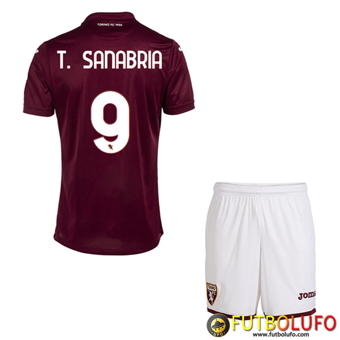 Camisetas De Futbol Torino (T. SANABRIA #9) Ninos Primera 2022/23