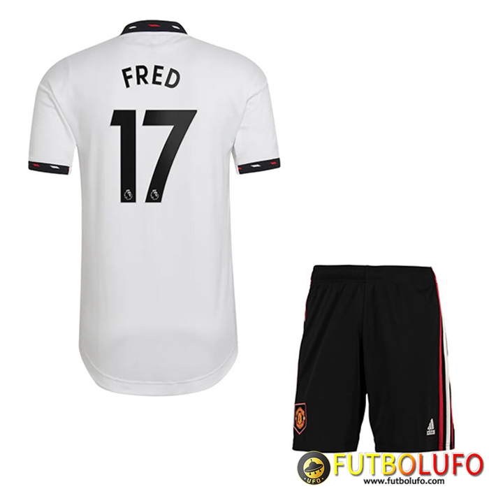 Camisetas De Futbol Manchester United (FRED #17) Ninos Segunda 2022/23