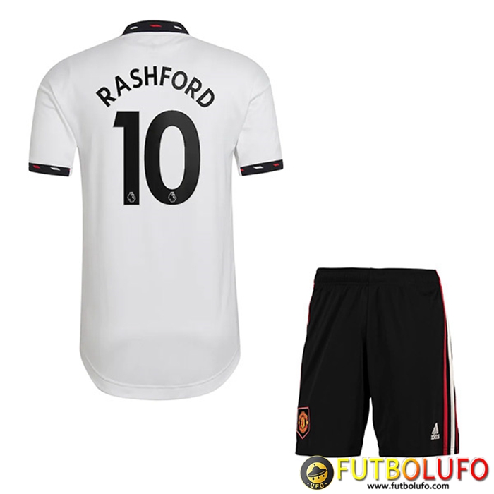 Camisetas De Futbol Manchester United (RASHFORD #10) Ninos Segunda 2022/23