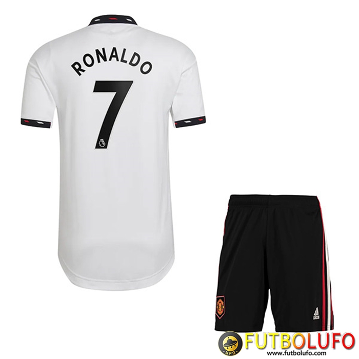 Camisetas De Futbol Manchester United (RONALDO #7) Ninos Segunda 2022/23