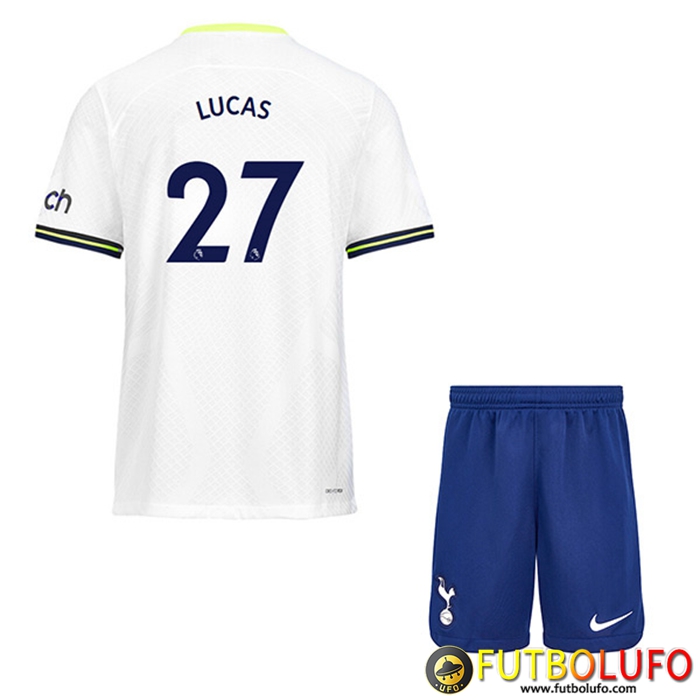 Camisetas De Futbol Tottenham Hotspur (LUCAS #27) Ninos Primera 2022/23