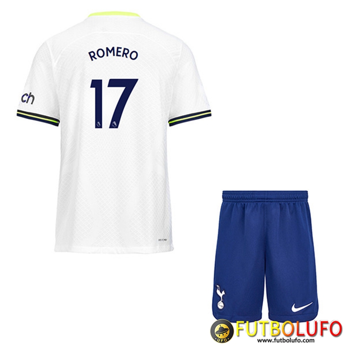 Camisetas De Futbol Tottenham Hotspur (ROMERO #17) Ninos Primera 2022/23