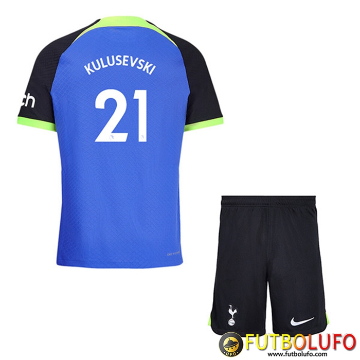 Camisetas De Futbol Tottenham Hotspur (KULUSEVSKI #21) Ninos Segunda 2022/23