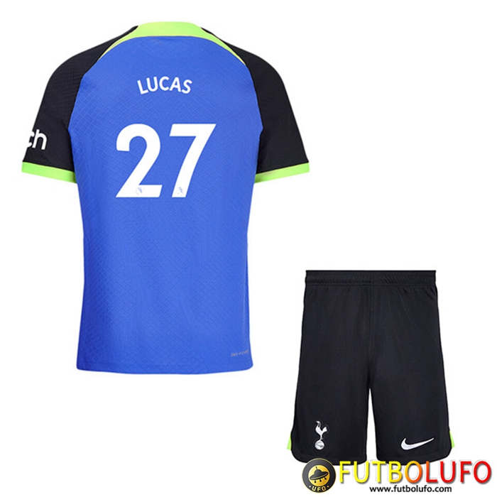 Camisetas De Futbol Tottenham Hotspur (LUCAS #27) Ninos Segunda 2022/23