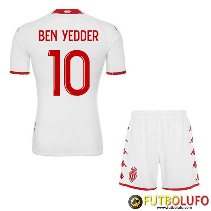 Camisetas De Futbol AS Monaco (BEN YEDDER #10) Ninos Primera 2022/23