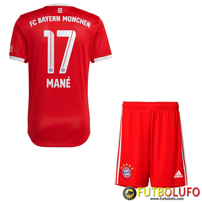 Camisetas De Futbol Bayern Munich (MANÉ #17) Ninos Primera 2022/23