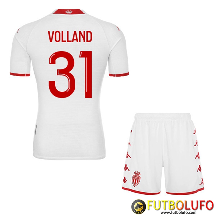Camisetas De Futbol AS Monaco (VOLLAND #31) Ninos Primera 2022/23