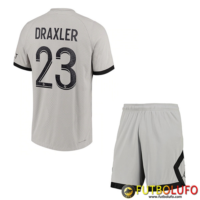 Camisetas De Futbol PSG (DRAXLER #23) Ninos Segunda 2022/23