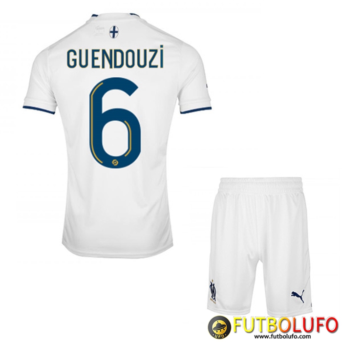 Camisetas De Futbol Marsella (GUENDOUZI #6) Ninos Primera 2022/23