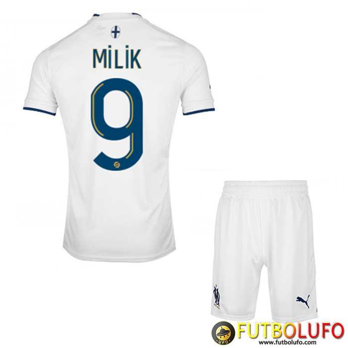 Camisetas De Futbol Marsella (MILIK #9) Ninos Primera 2022/23