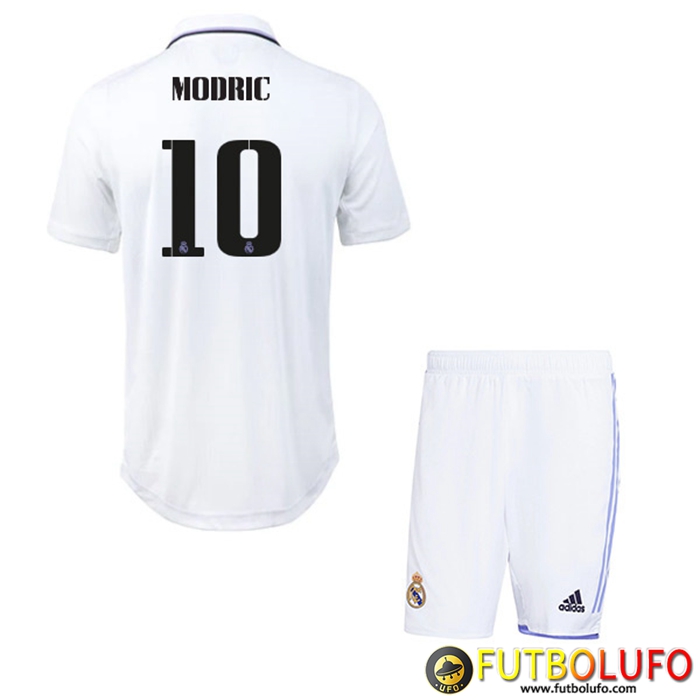 Camisetas De Futbol Real Madrid (MODRIC #10) Ninos Primera 2022/23