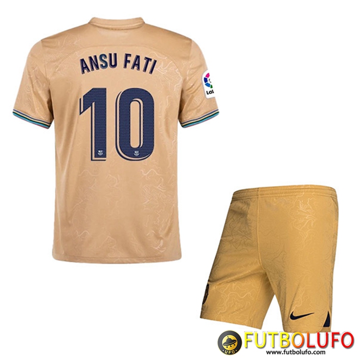 Camisetas De Futbol FC Barcelona (ANSU FATI #10) Ninos Segunda 2022/23