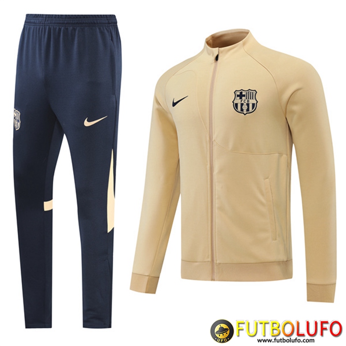 Chandal Equipos De Futbol - Chaqueta FC Barcelona Amarillo 2022/2023
